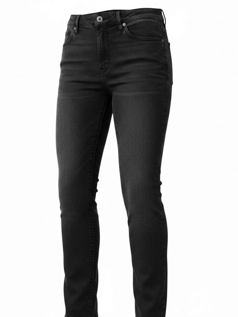 Seven 7 charcoal skinny jeans with raw hem Women’s SZ 12